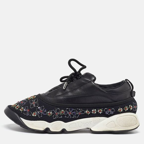 Dior Black Leather And Mesh Beads Embellished Low Top Sneakers Size 42,New Products : American Fashion Style Bags On Sale